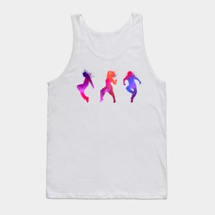 Hip Hop Dance Silhouette Tank Top